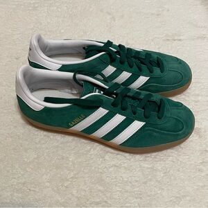 Adidas Gazelle indoor shoes mens 8 in collegiate green